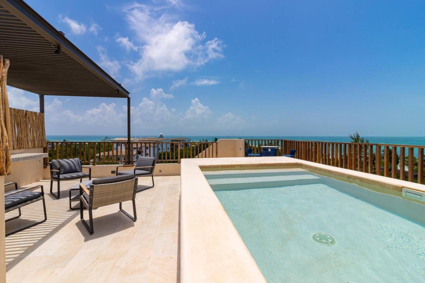 Penthouse Con Alberca Privada Y Hermosas Vistas Al Mar - A301 Isla Holbox Exteriér fotografie
